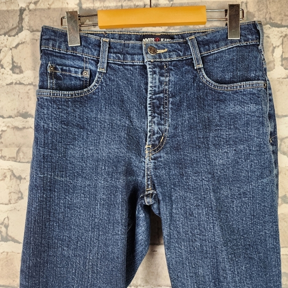 Vintage Roots Straight Leg Jeans Mid Rise Medium Wash Size 29 - Picture 3 of 13